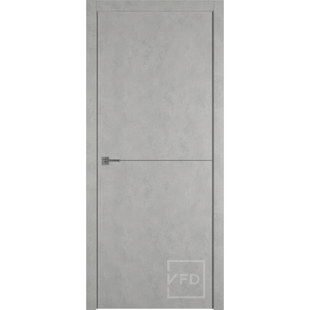 Межкомнатная дверь "URBAN 1", пг, ANTIC LOFT (алюминиевый молдинг)