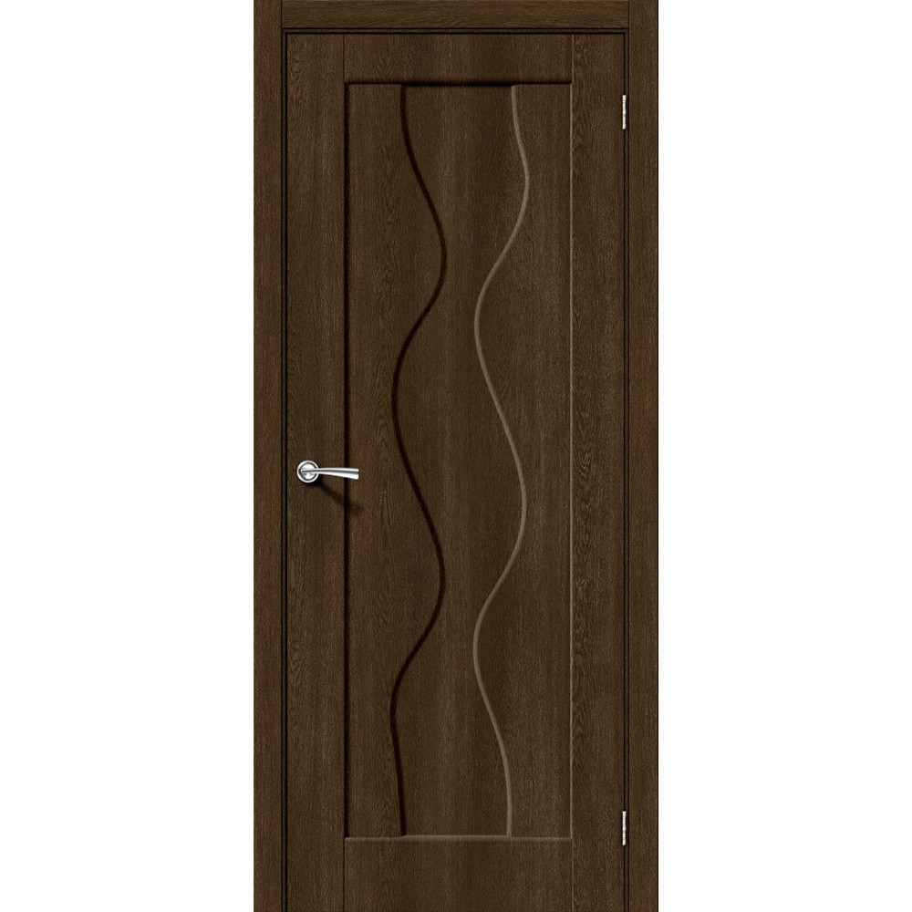 Межкомнатная дверь "Вираж-1", пг, Dark Barnwood Межкомнатная дверь "Вираж-1", пг, Dark Barnwood