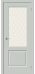Межкомнатная дверь "Неоклассик-33", по, Grey Matt