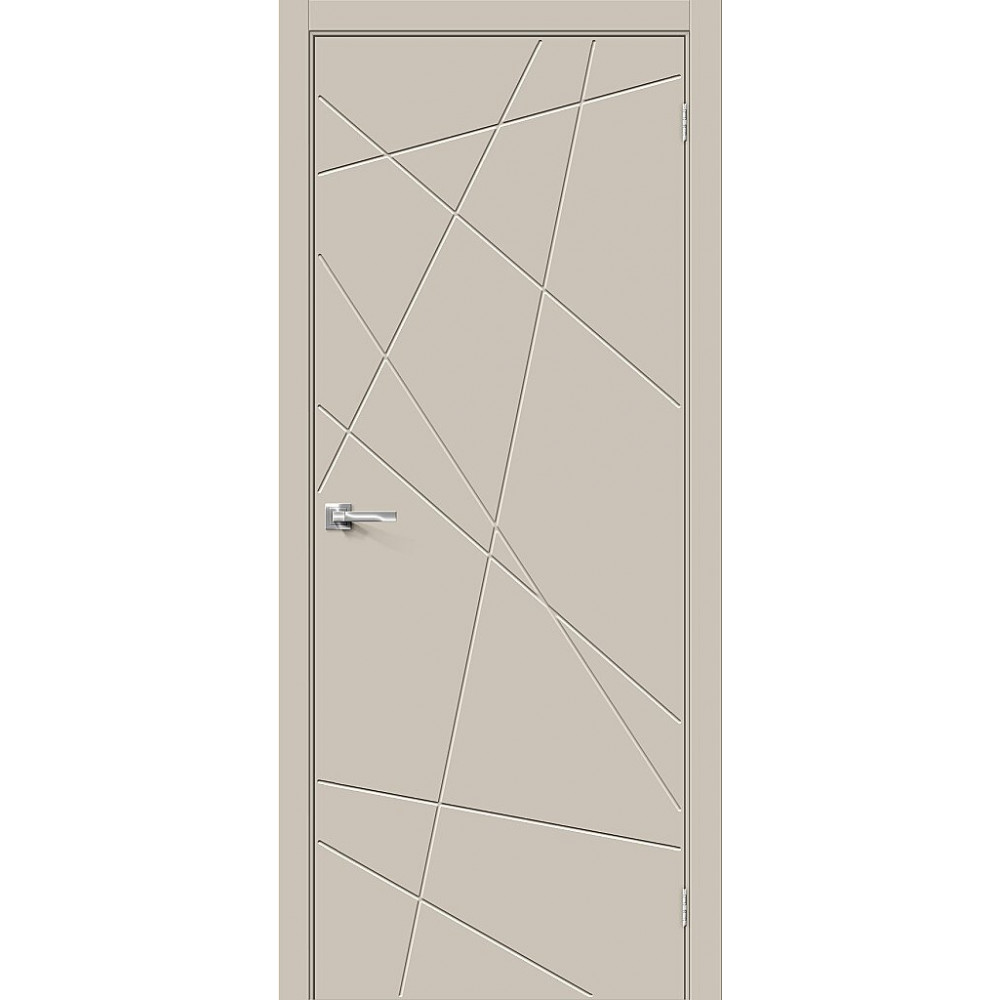 Межкомнатная дверь "Граффити-5.Д.П", пг, Cream Silk
