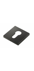 Накладка на цилиндр BUSSARE квадратная, B0-40 B.NICKEL, Чёрный никель