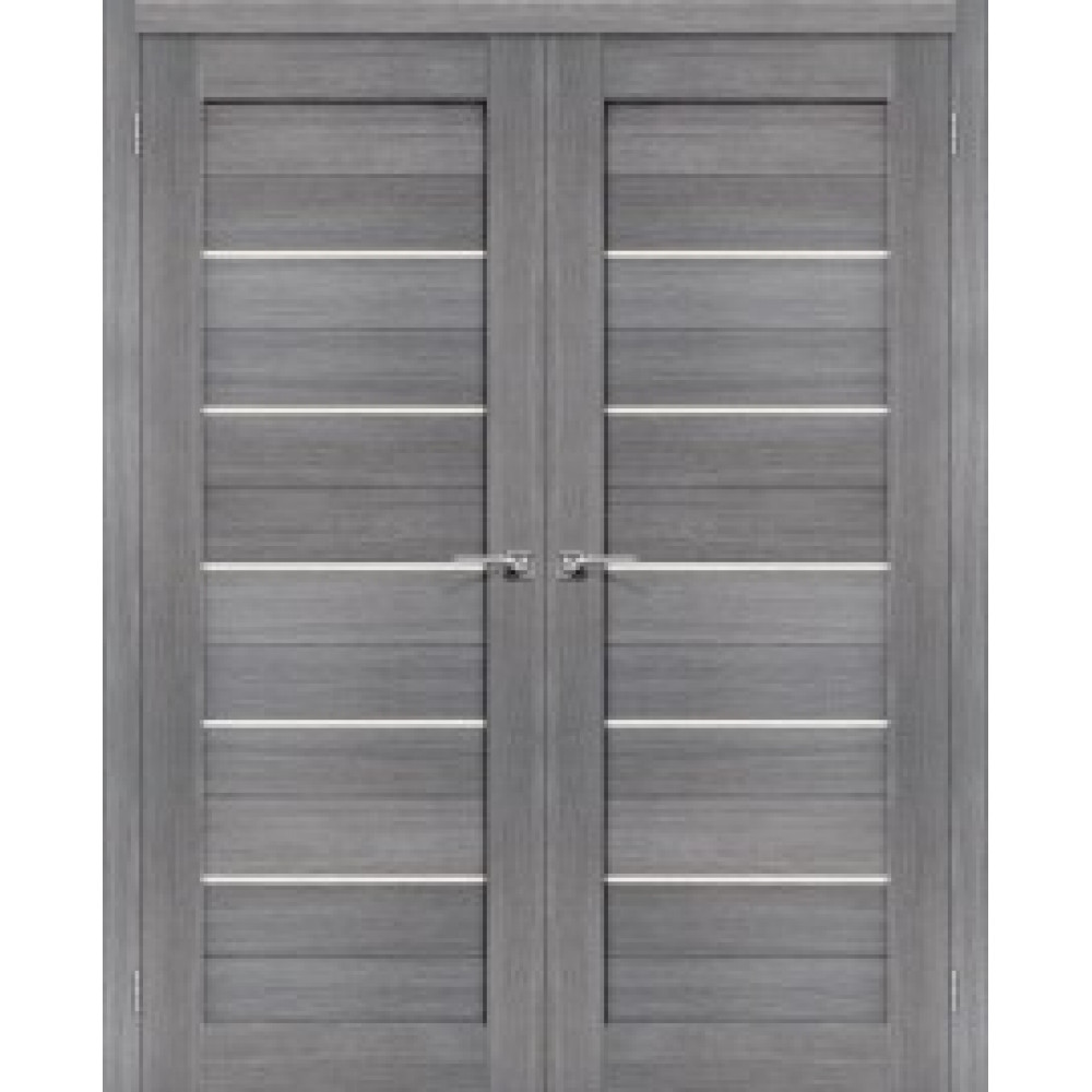Двойная распашная дверь Порта-22Б Grey Melinga