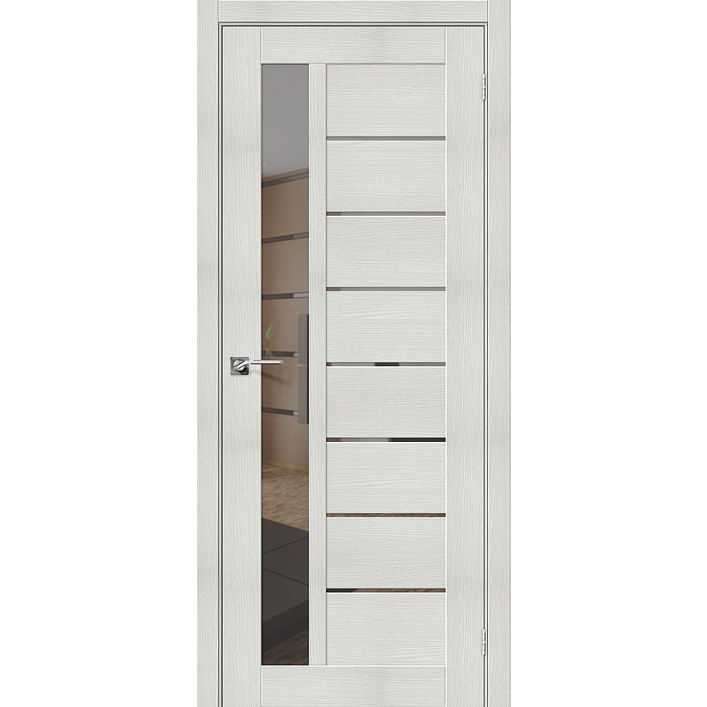 Межкомнатная дверь "Порта-27", Mirox Grey, Bianco Veralinga Межкомнатная дверь "Порта-27", Mirox Grey, Bianco Veralinga