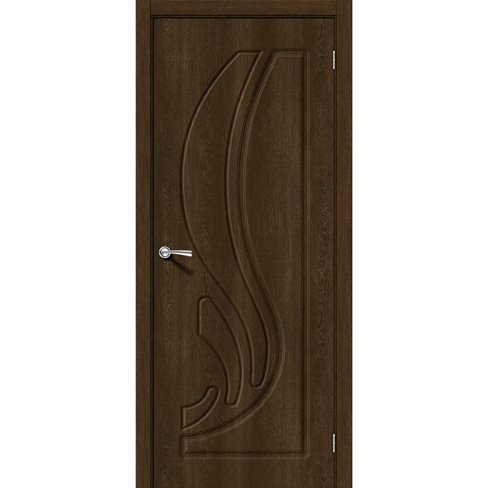 Межкомнатная дверь "Лотос-1", пг, Dark Barnwood Межкомнатная дверь "Лотос-1", пг, Dark Barnwood