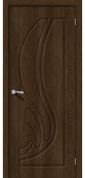 Межкомнатная дверь "Лотос-1", пг, Dark Barnwood