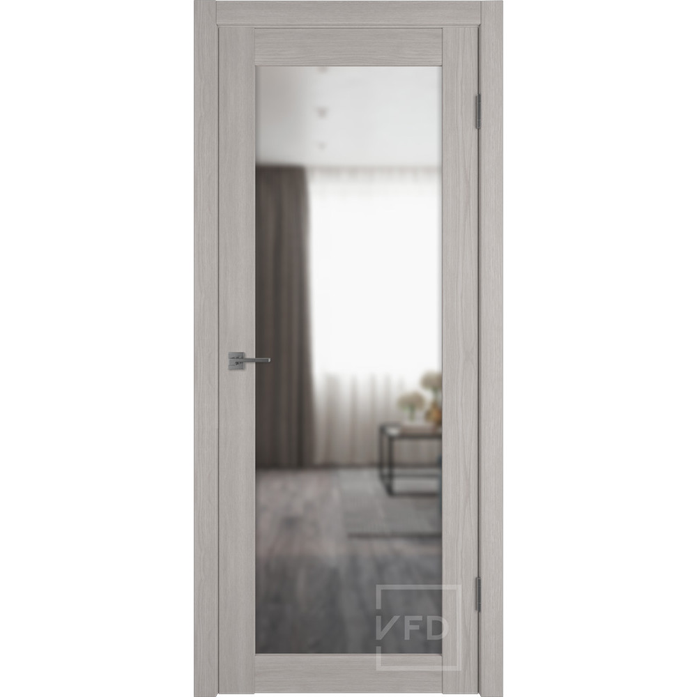 Межкомнатная дверь "Атум PRO Х32", зеркало, Stone Oak