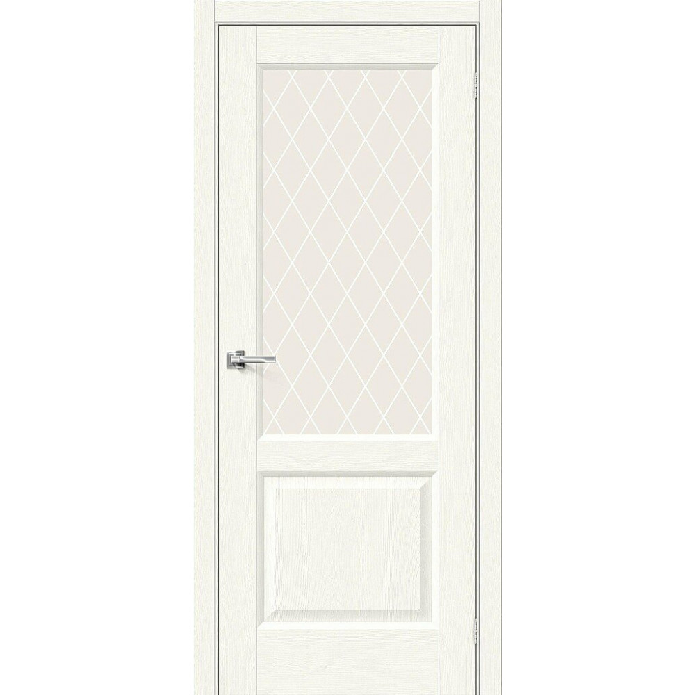 Межкомнатная дверь "Неоклассик-33", по, White Wood