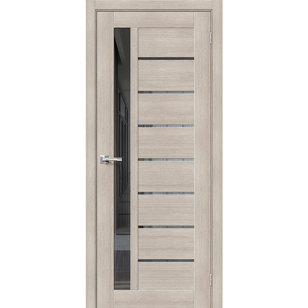 Межкомнатная дверь "Порта-27Б", Mirox Grey, Cappuccino Melinga