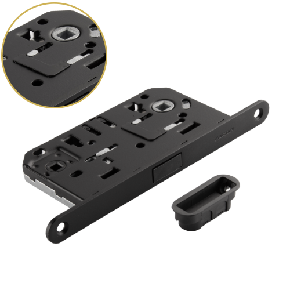 Замок сантехнический магнитный ADDEN BAU, WC-5096 MAG BLACK