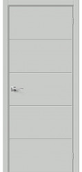 Межкомнатная дверь "Граффити-2.Д.П", пг, Grey Silk