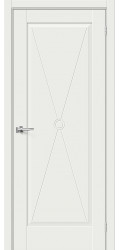 Межкомнатная дверь "Прима-10.Ф2", пг, White Matt
