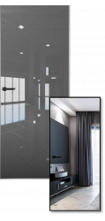 ARGENTUM Ag0/Pt1 Cristal Gray (ПЭТ RENOLIT Глянец + Зеркало)