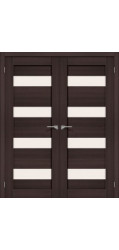 Двойная распашная дверь Порта-23Б Wenge Melinga